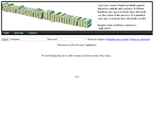 Tablet Screenshot of cybersecuritynightmares.com